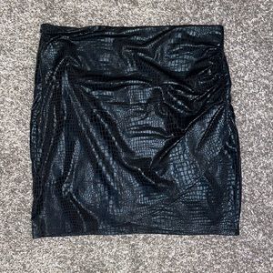 Shein Snakeskin Skirt